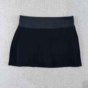 All in Motion Womens Black Pleated Athletic Skort Medium Built-in Shorts Active